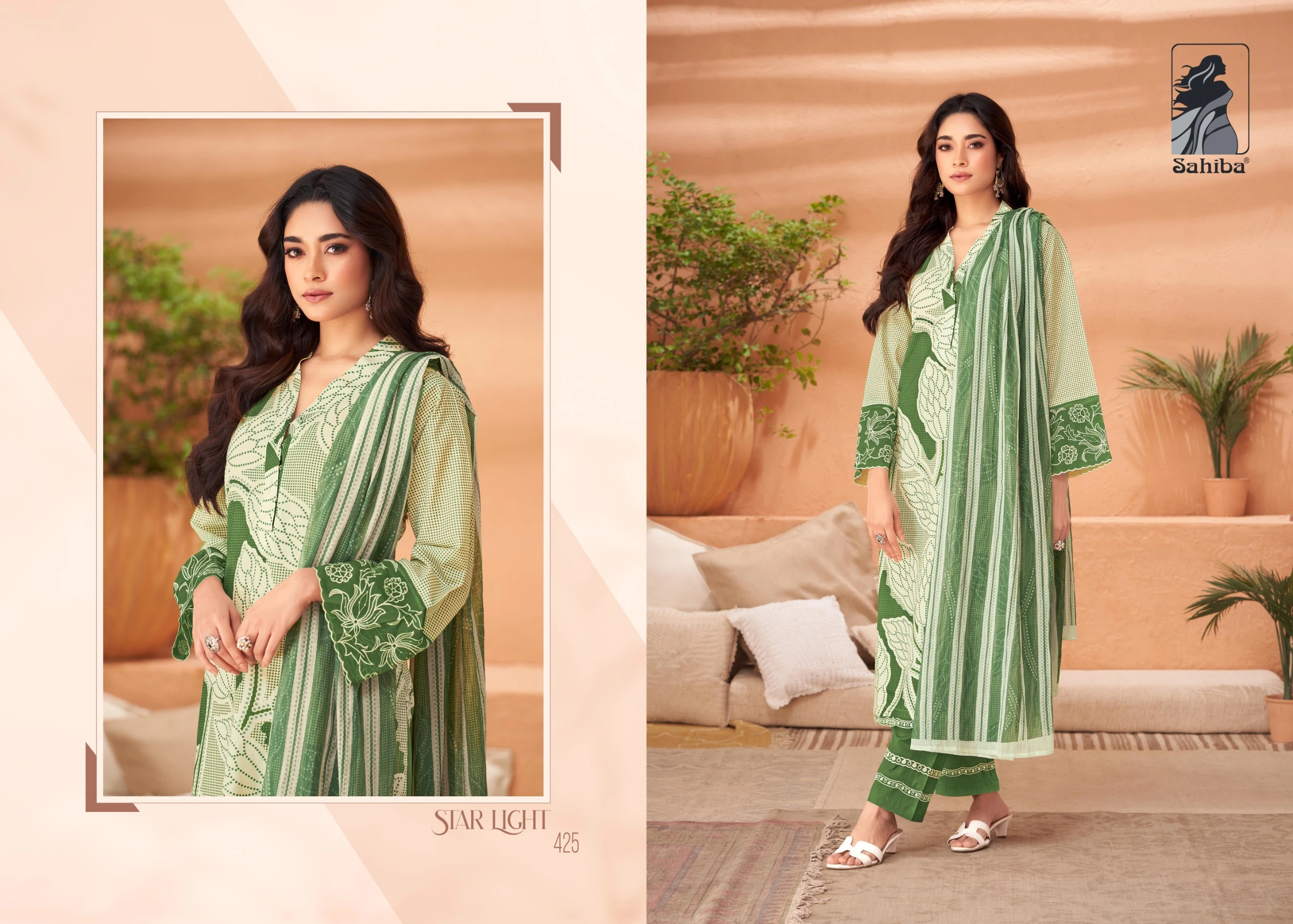 Sahiba Star Light Pure Cotton Lawn Digital Print Wholesale Fancy Salwar Suit Catalog — Wholesale Salwar Suits, MPA wholesale from Surat - Gallery Image 2